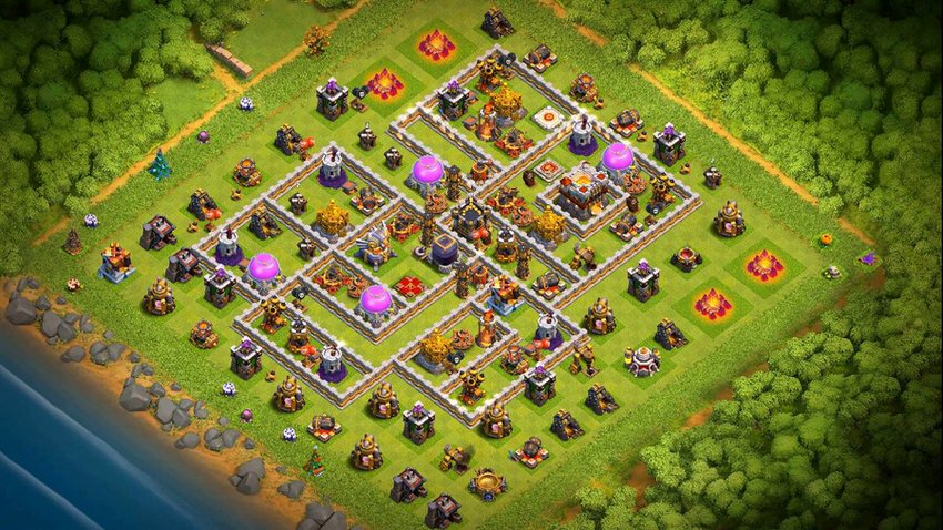Town Hall 11 Farming Base layout by TReX