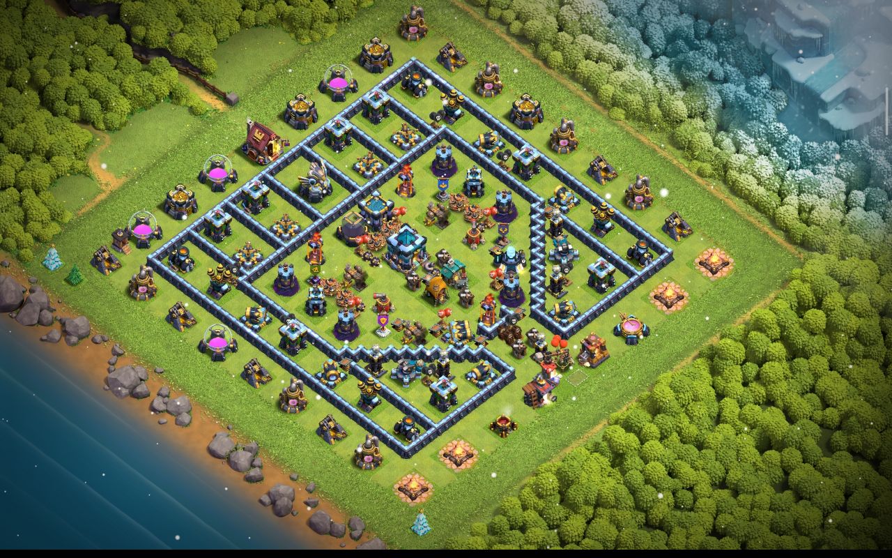 Town Hall 13 Trophy Base layout by ادخل الكلان  اذه أنته عربي  ومنور