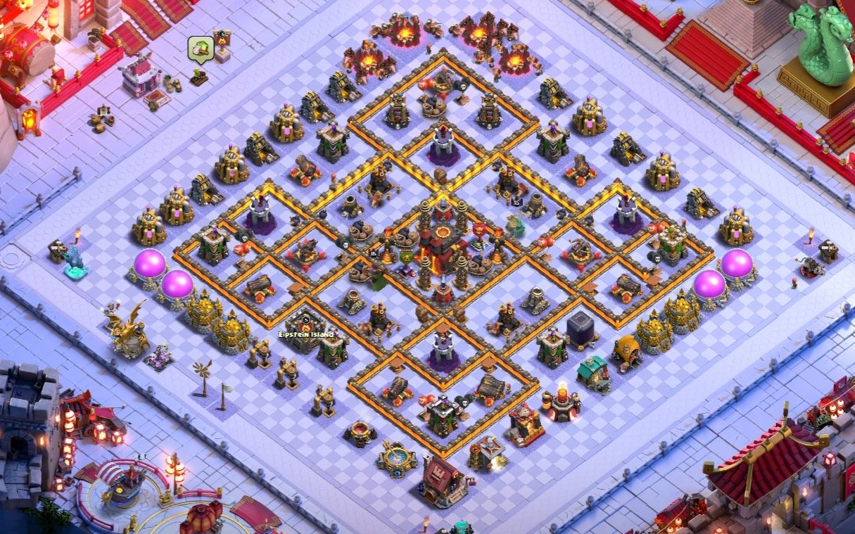 Town Hall 10 War Base layout by 2K7G9