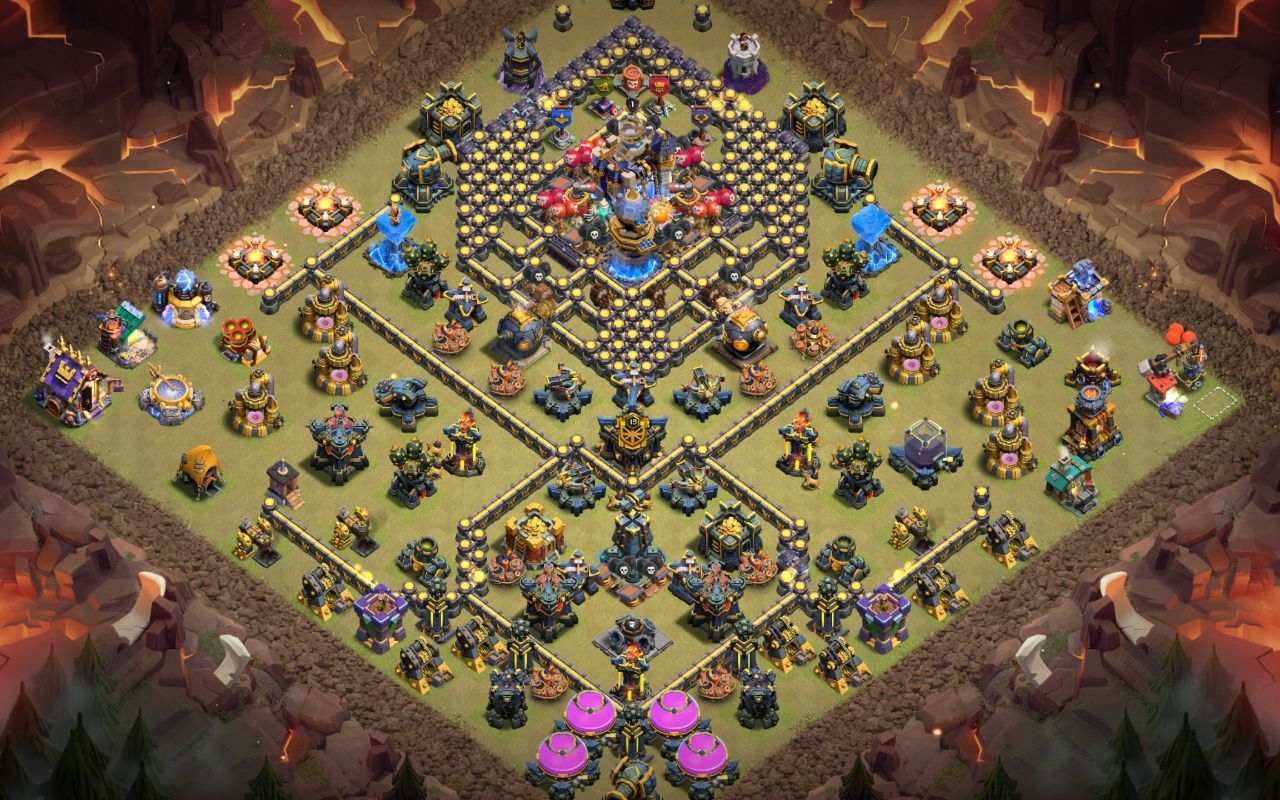 Town Hall 18 War Base layout by User