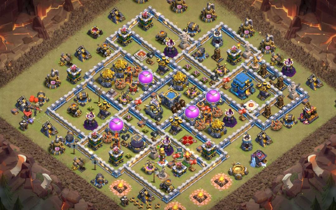 Town Hall 12 War Base layout by XLR8