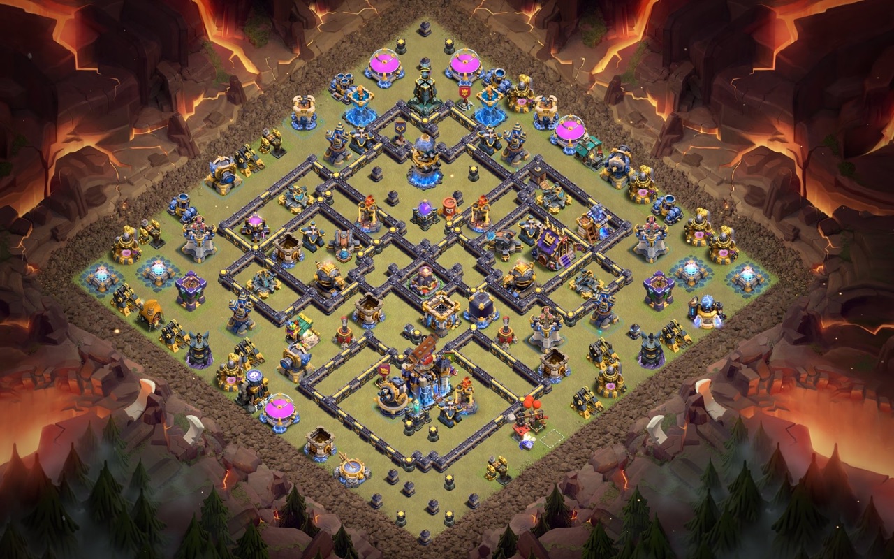 Town Hall 18 War Base layout by XLR8