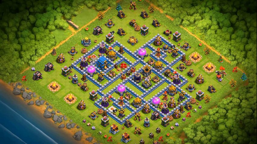 Town Hall 12 Farming Base layout by TReX