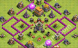 Town Hall 6 Farming Base layout by HERO SINA