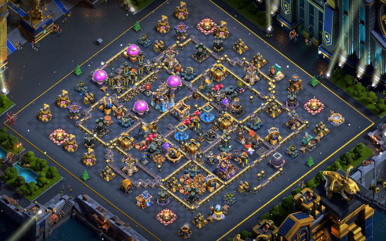 Town Hall 18 CWL Base layout by Bj Raihan