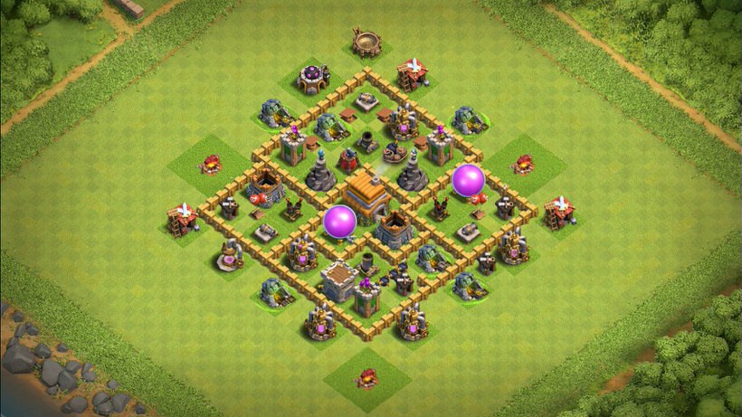 Town Hall 6 Hybrid Base layout by TReX