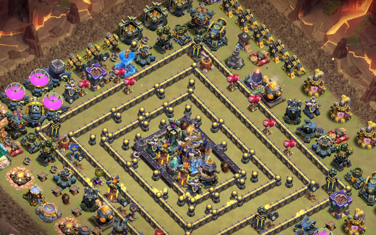 Town Hall 18 Trophy Base layout by User