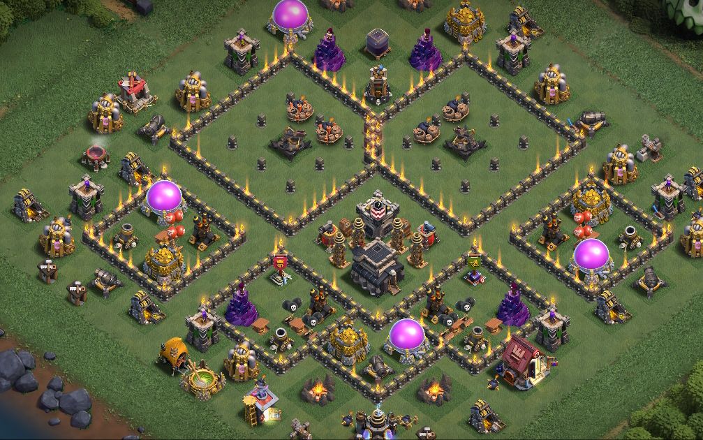 Town Hall 9 CWL Base layout by Dragon Raider