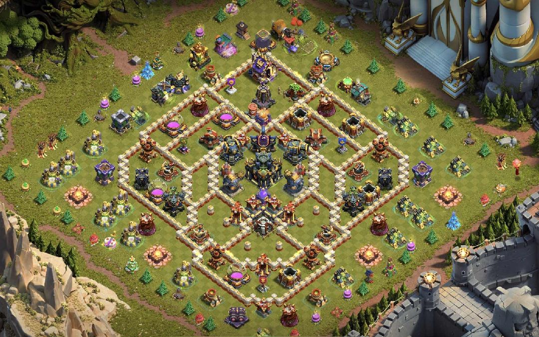 Town Hall 17 Trophy Base layout by XLR8