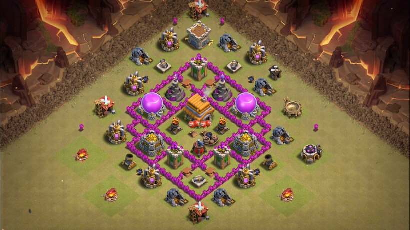Town Hall 6 War Base layout by TReX