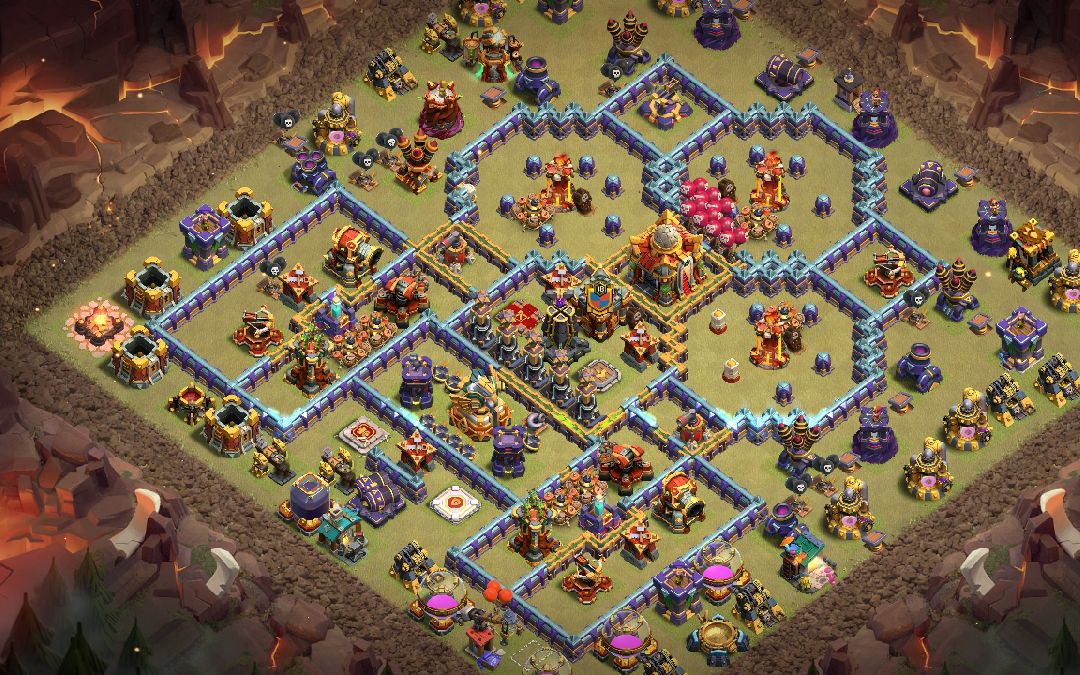 Town Hall 16 War Base layout by Atilla The Pun