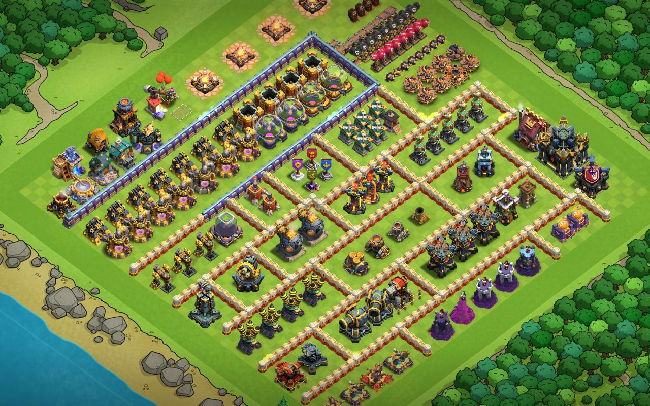 Town Hall 17 Farming Base layout by Jay