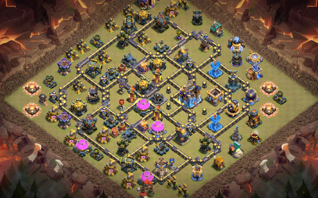 Town Hall 18 War Base layout by User