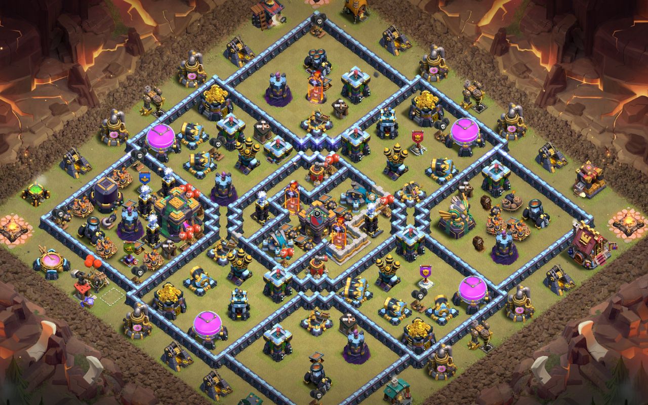 Town Hall 14 CWL Base layout by NOT FOR SALE