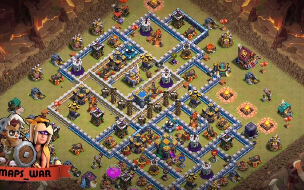 Town Hall 14 Trophy Base layout by ديوان الملوك 👑
