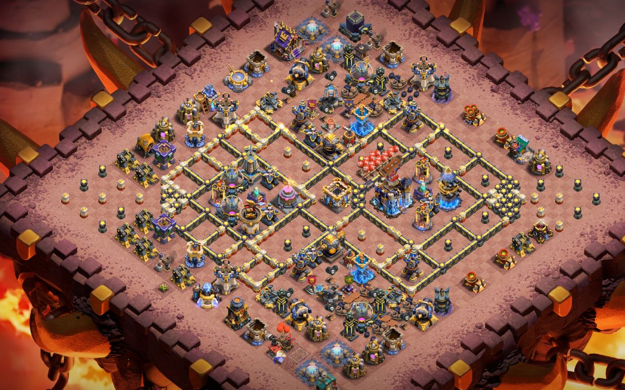 Town Hall 18 CWL Base layout by Mashary