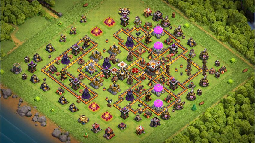 Town Hall 11 Trophy Base layout by TReX