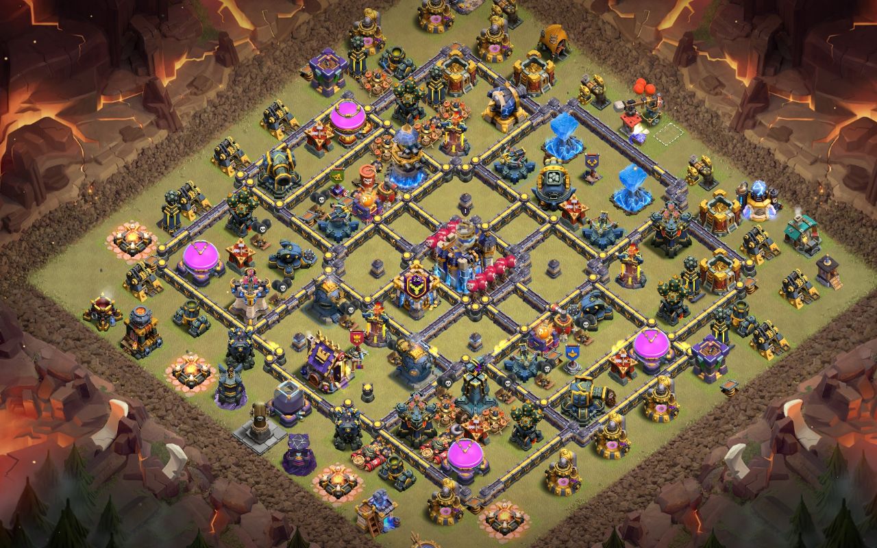 Town Hall 18 CWL Base layout by Bj Raihan