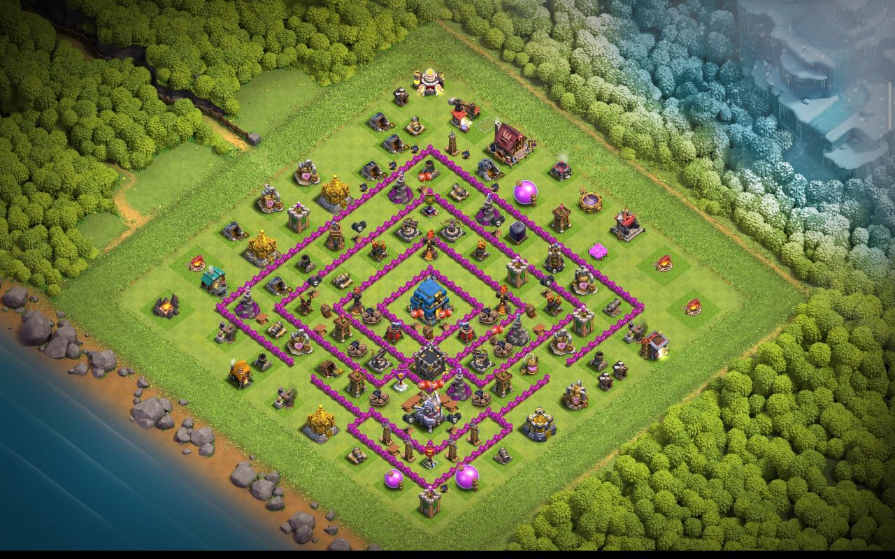 Town Hall 12 CWL Base layout by ادخل الكلان اذه أنته عربي ومنور
