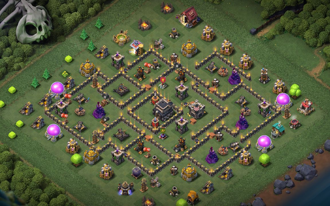 Town Hall 9 CWL Base layout by Dragon Raider