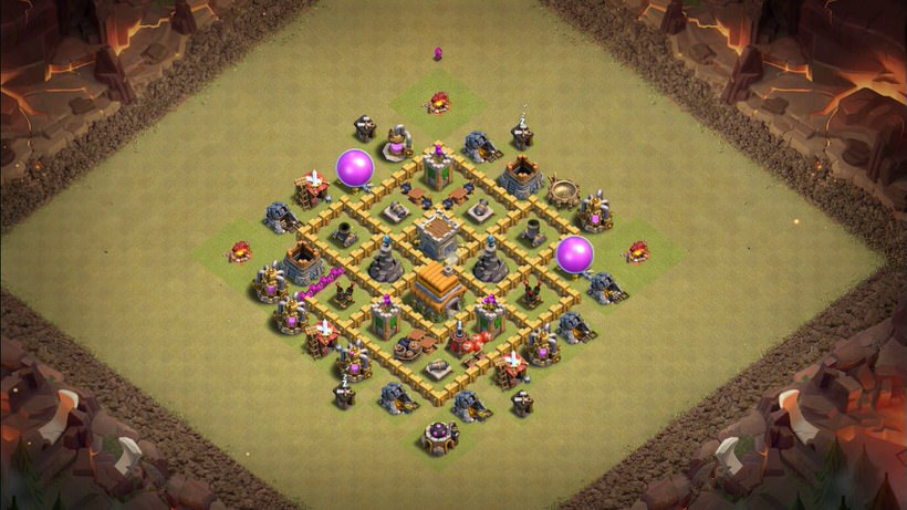 Town Hall 6 War Base layout by TReX