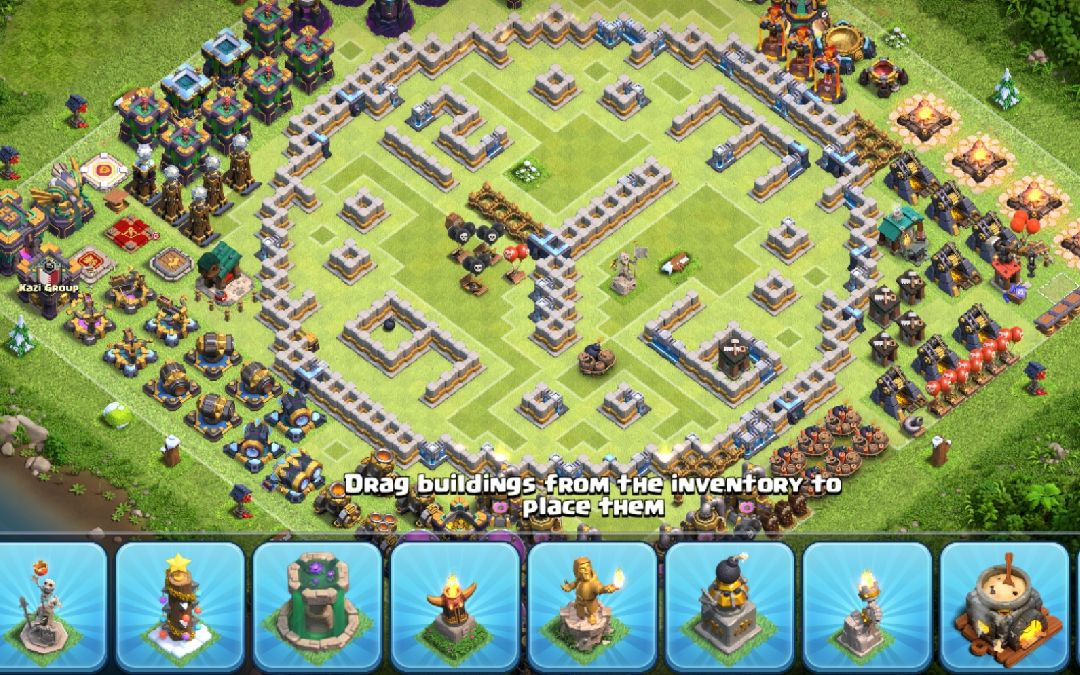 Town Hall 14 Fun Base layout by Tamanna Aktar