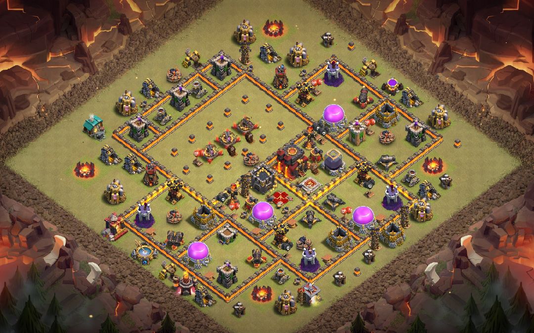 Town Hall 10 Farming Base layout by Noob