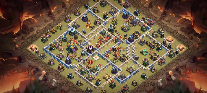 Town Hall 14 War Base layout by TReX