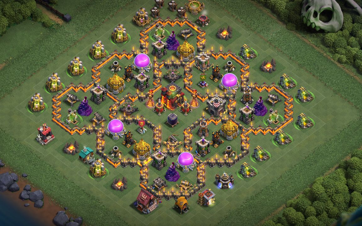 Town Hall 10 CWL Base layout by Dragon Raider