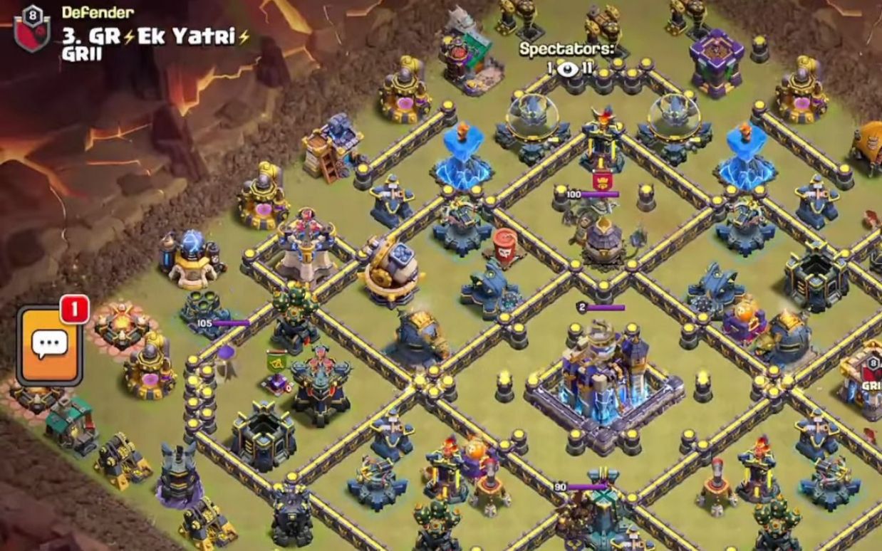 Town Hall 18 War Base layout by XLR8