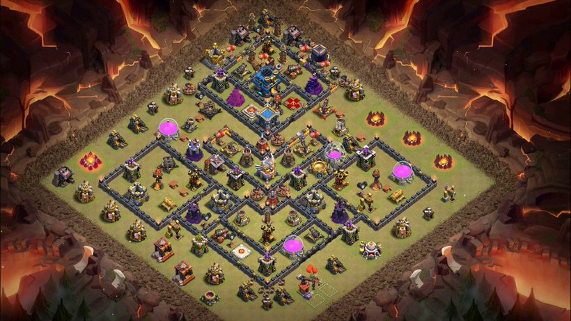 Town Hall 12 War Base layout by TReX
