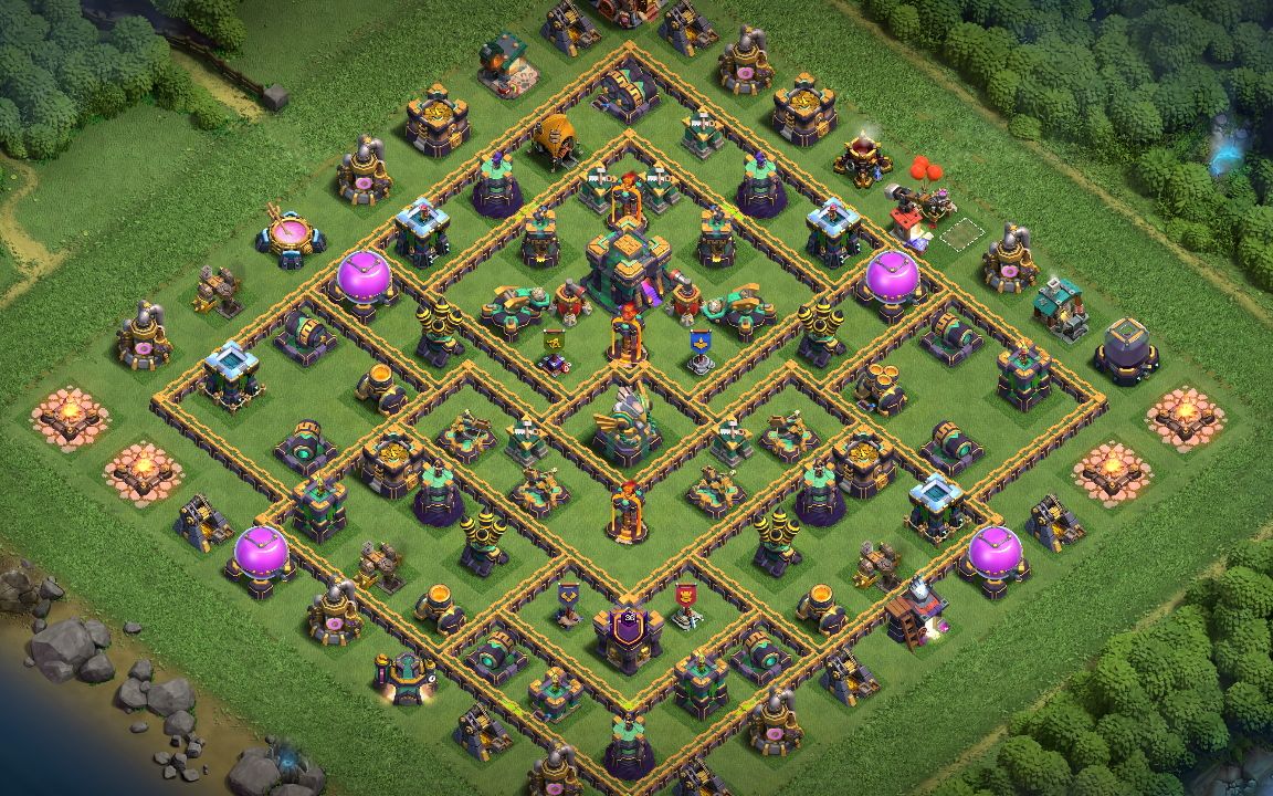 Town Hall 14 Farming Base layout by ☆👑HÜSEYİN👑☆