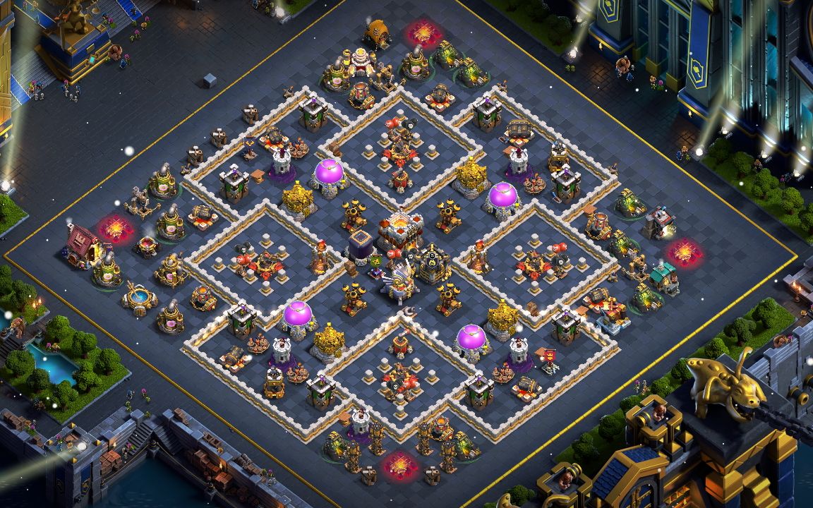Town Hall 11 Trophy Base layout by GAKS