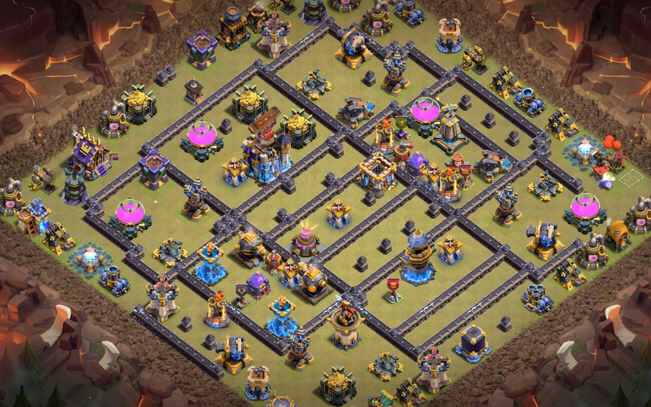 Town Hall 18 War Base layout by NK