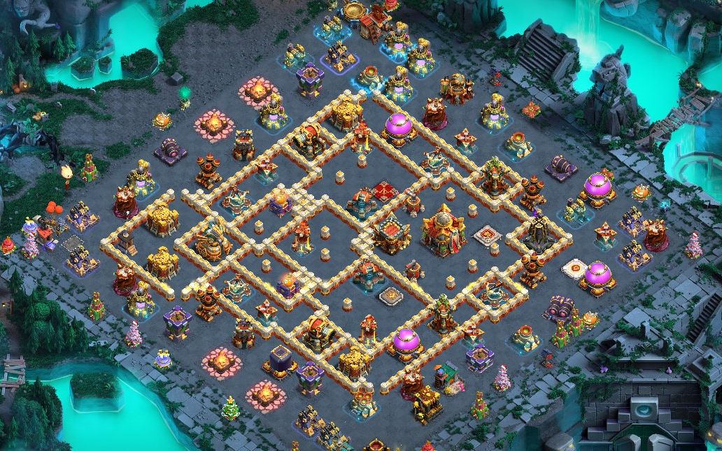Town Hall 16 War Base layout by XLR8