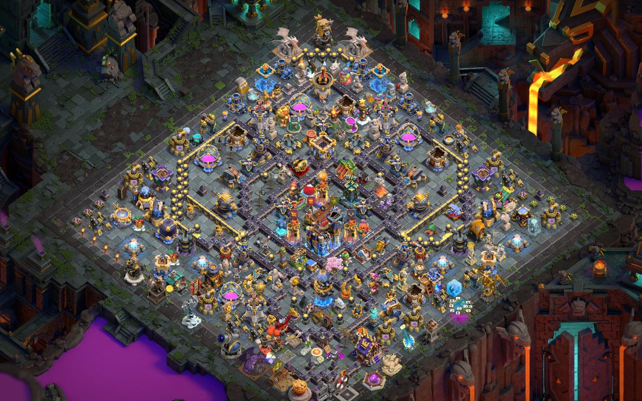 Town Hall 18 Trophy Base layout by XLR8
