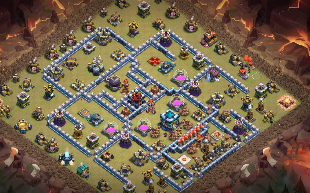Town Hall 13 War Base layout by Pedro7