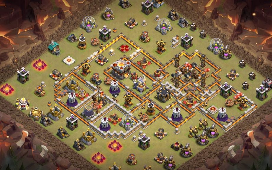 Town Hall 11 War Base layout by MD Yasir Gaming