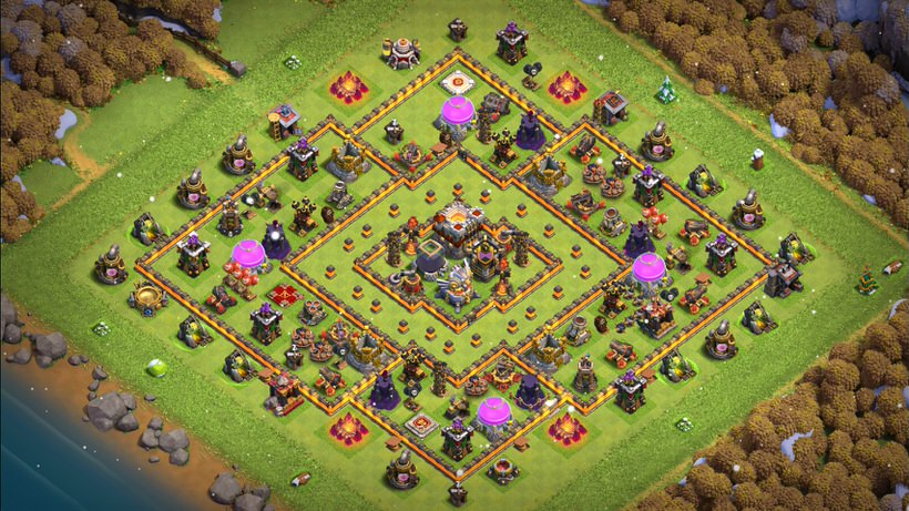 Town Hall 11 Trophy Base layout by TReX