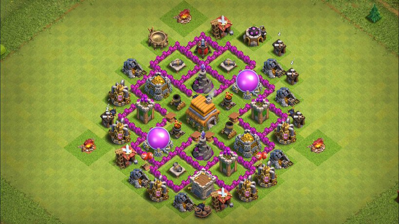 Town Hall 6 Farming Base layout by TReX