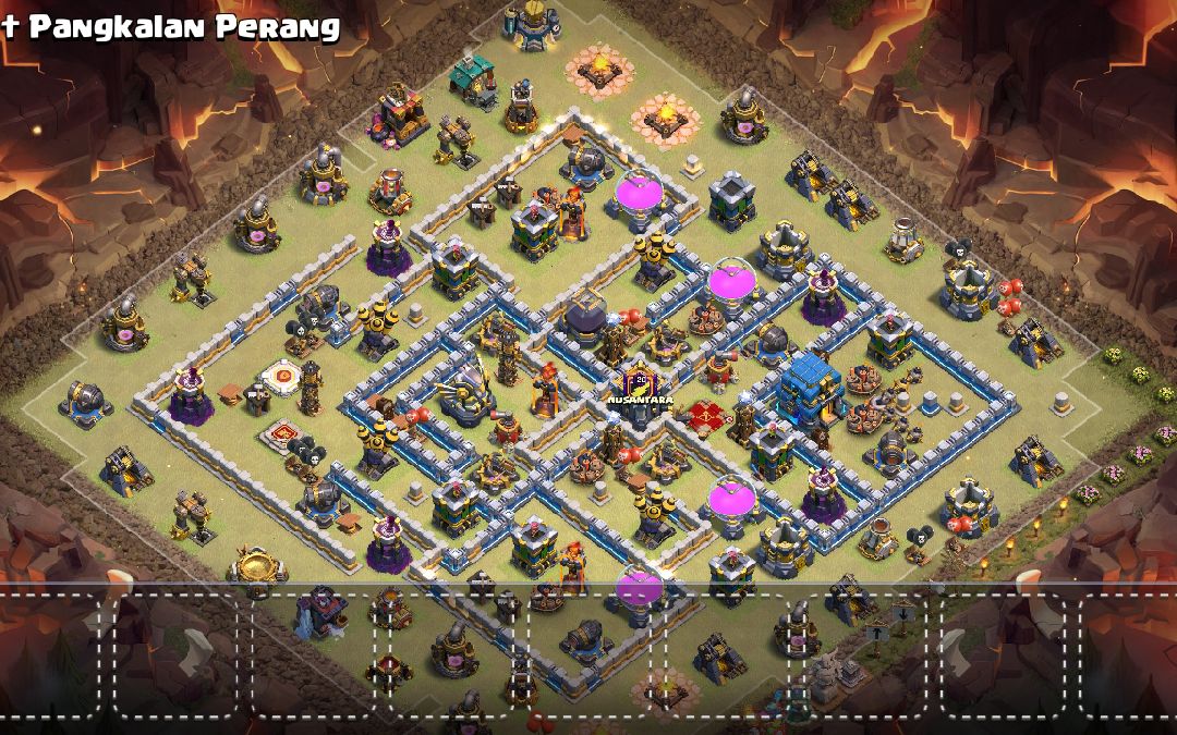 Town Hall 12 War Base layout by Dryy