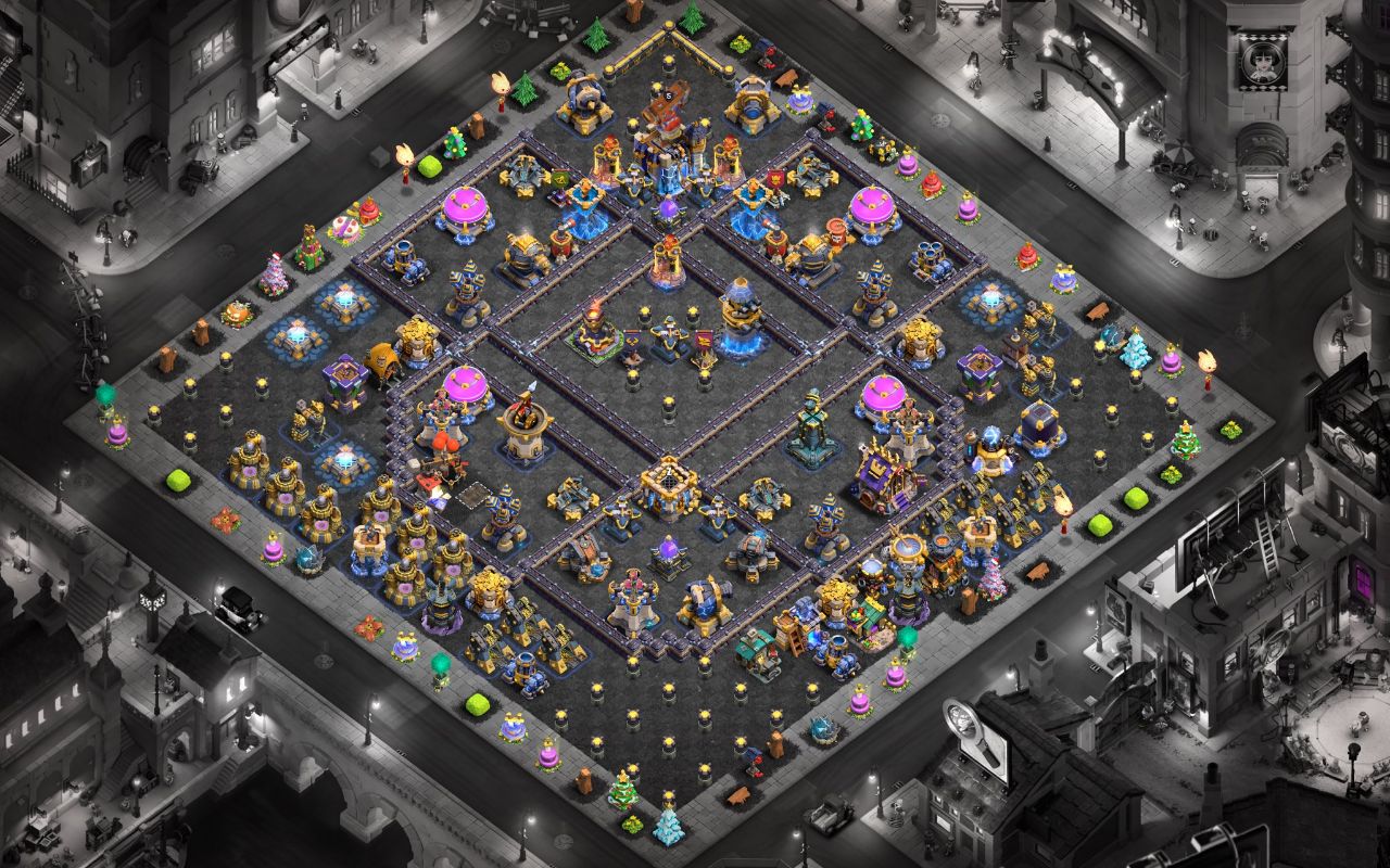 Town Hall 18 Trophy Base layout by XLR8