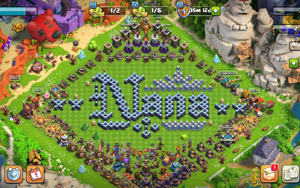 Town Hall 16 Fun Base layout by User