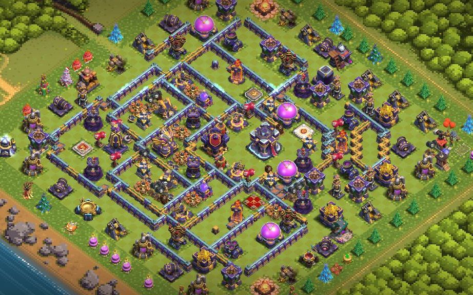 Town Hall 15 Trophy Base layout by XLR8