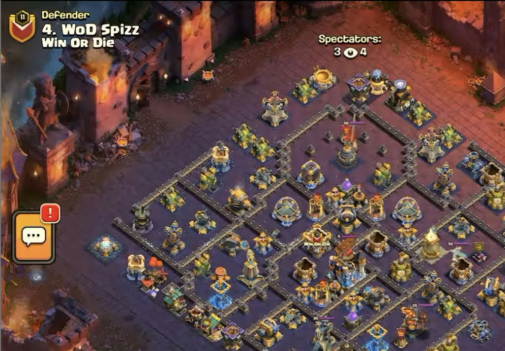 Town Hall 18 War Base layout by XLR8
