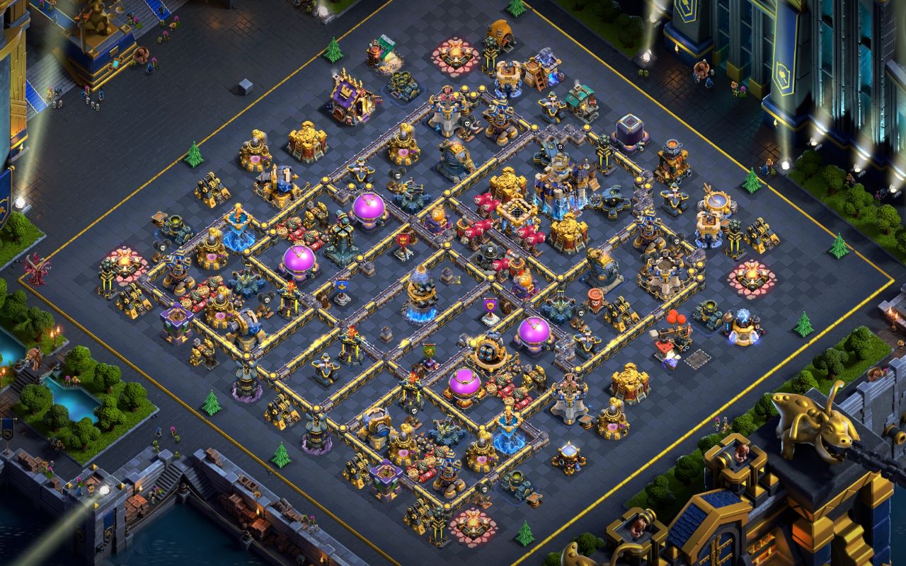 Town Hall 18 CWL Base layout by Bj Raihan
