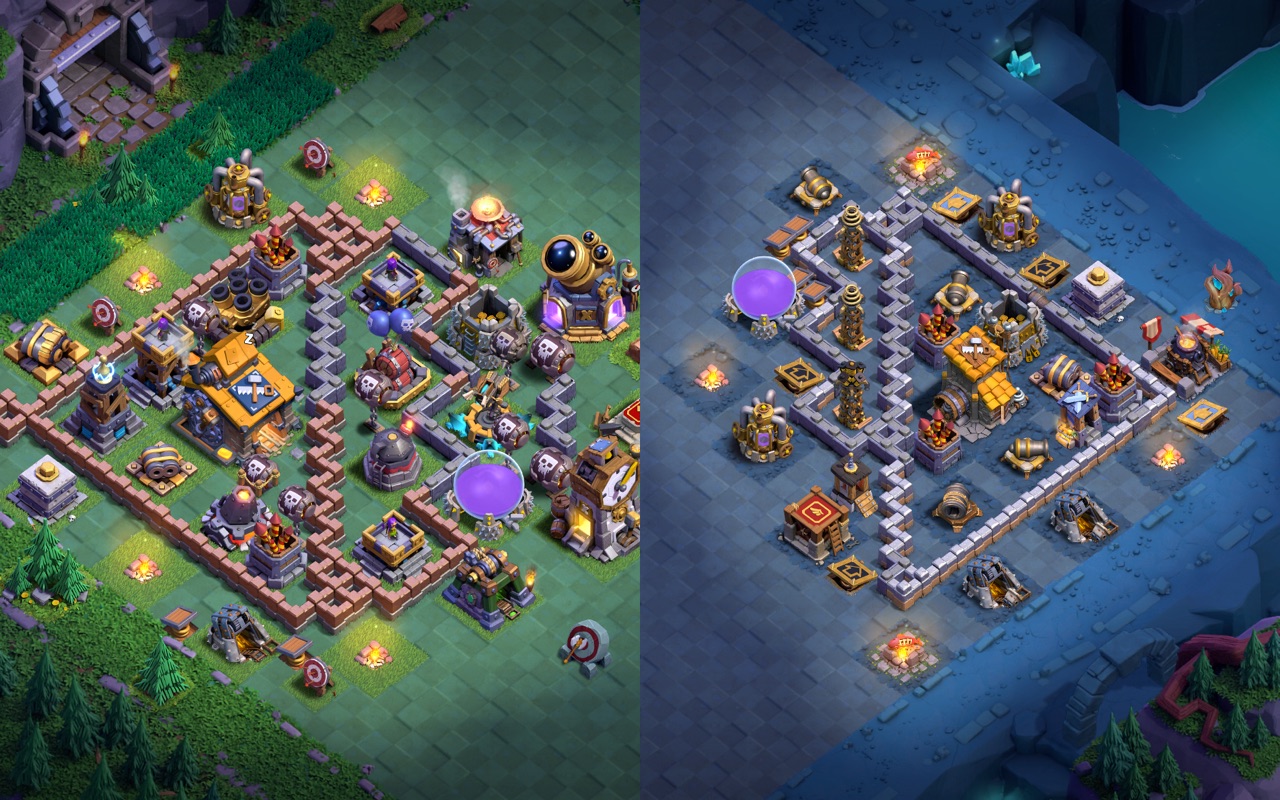 Builder Hall 10 Builder Base layout by Sn0w0wl