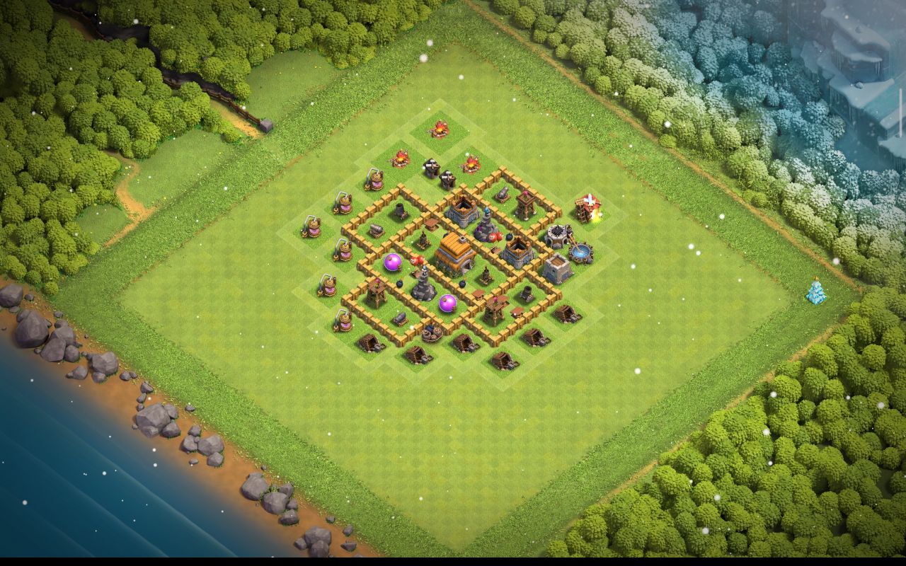 Town Hall 6 War Base layout by ادخل الكلان  اذه أنته عربي  ومنور