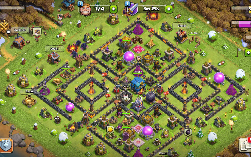 Town Hall 12 Hybrid Base layout by User