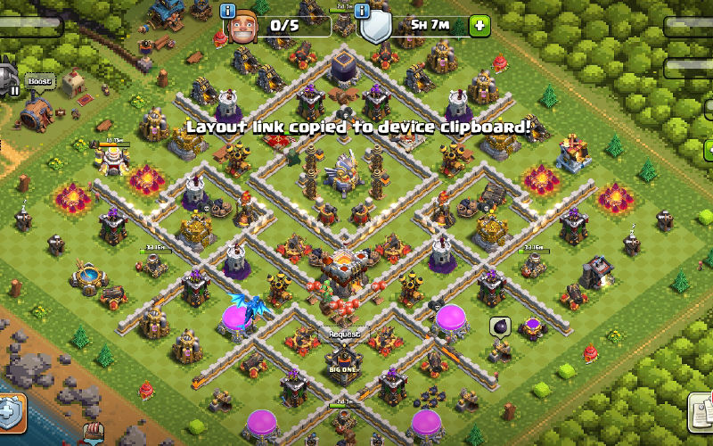 Town Hall 11 Trophy Base layout by Burger⚔
